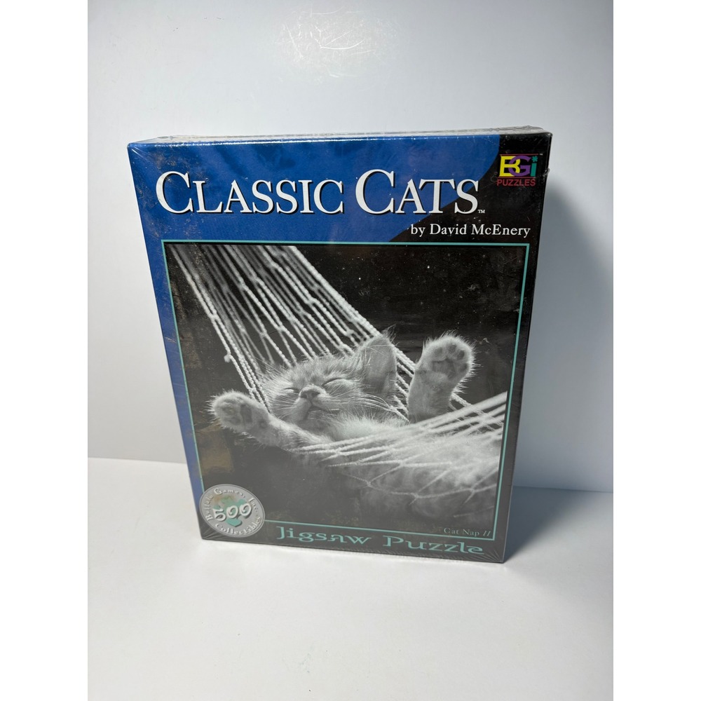 Buffalo Games Classic Cats David McEnery Cat Nap II 500 Piece Jigsaw Puzzle NEW